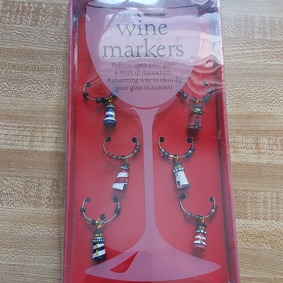 Party Supplies Boston Warehouse Wine Marker Set 6 Poshmark